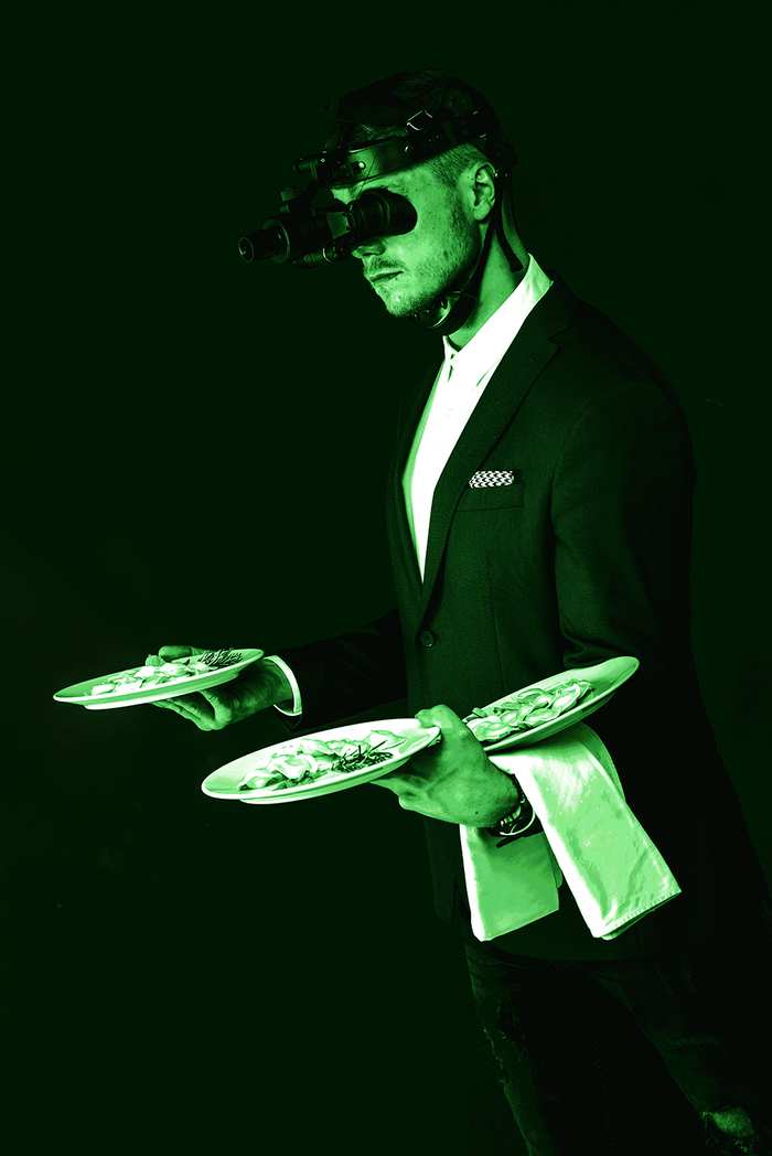 Moderator with night vision